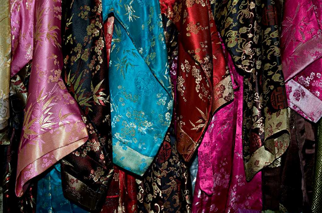 Silk Robes, Van Phuc Silk Village, Hanoi, Vietnam