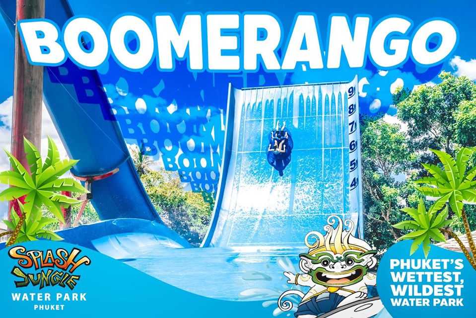 Boomerango Ride at Splash Jungle Water Park, Phuket