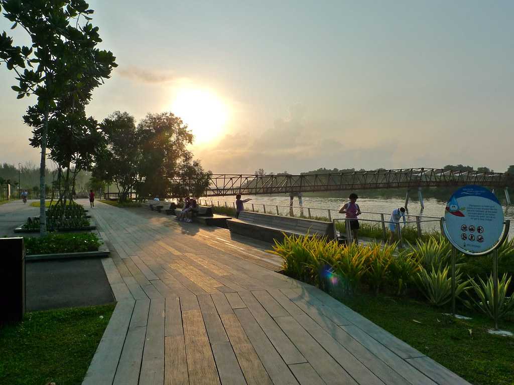 Sunrise at Punggol Waterway Park Singapore