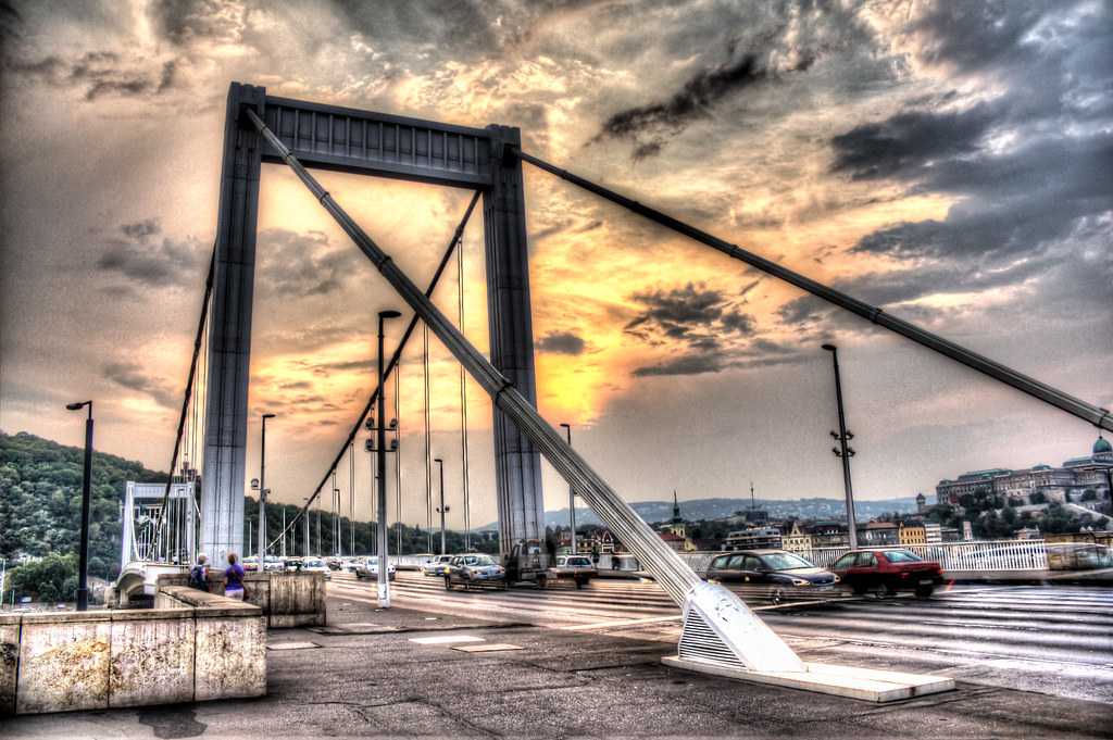 Elizabeth Bridge, Sightseeing at the Danube Promenade