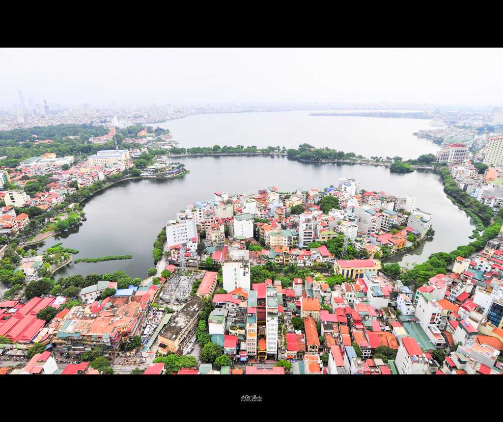 Truc Bach Lake Hanoi Vietnam