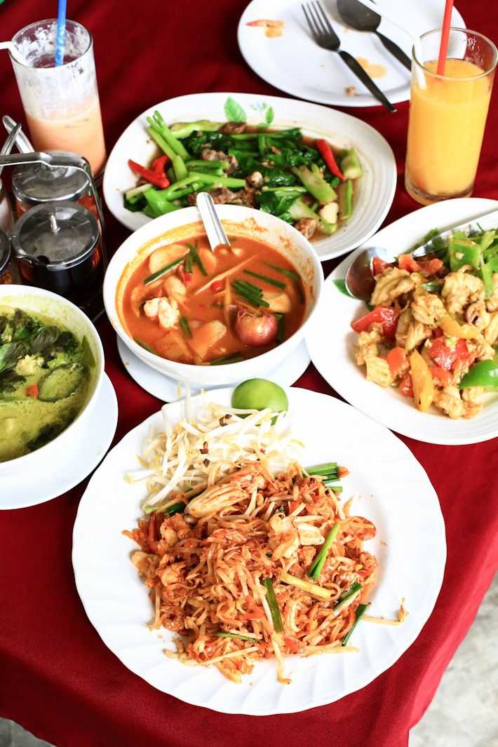 Thai Food at Kaab Gluay Halal Restaurant in Patong Phuket