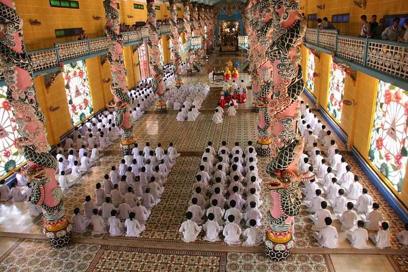 Cao Dai Holy See temple in Tây Ninh, Religion in Vietnam