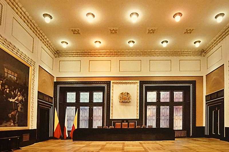 One of the rooms of the Old Town hall located in Czech Republic