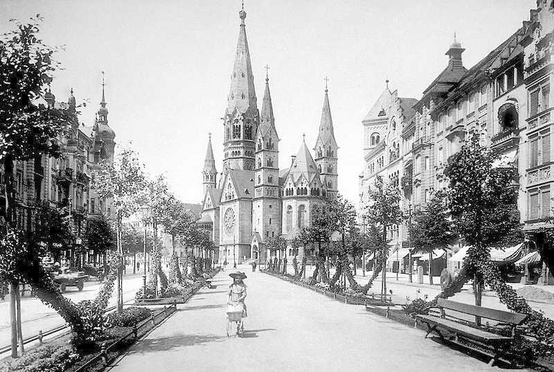 Kaiser Wilhelm Memorial Church, Berlin in 1906