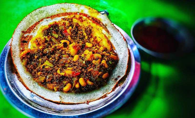 मसालेदार मांस से भरी चाटमारी
