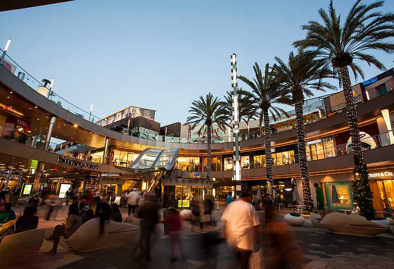 Multiple Floors Inside Beverly Center the High-end Shopping Mall