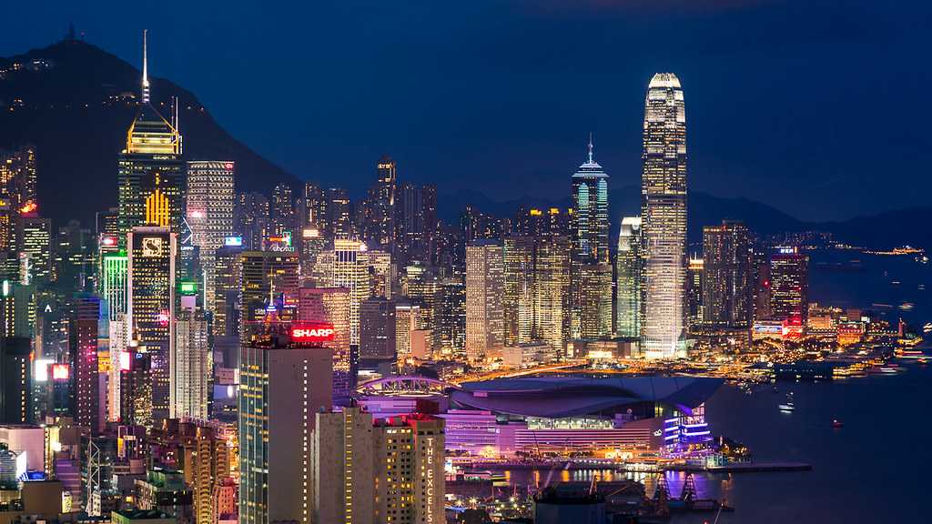 Hong Kong Skyline at Night