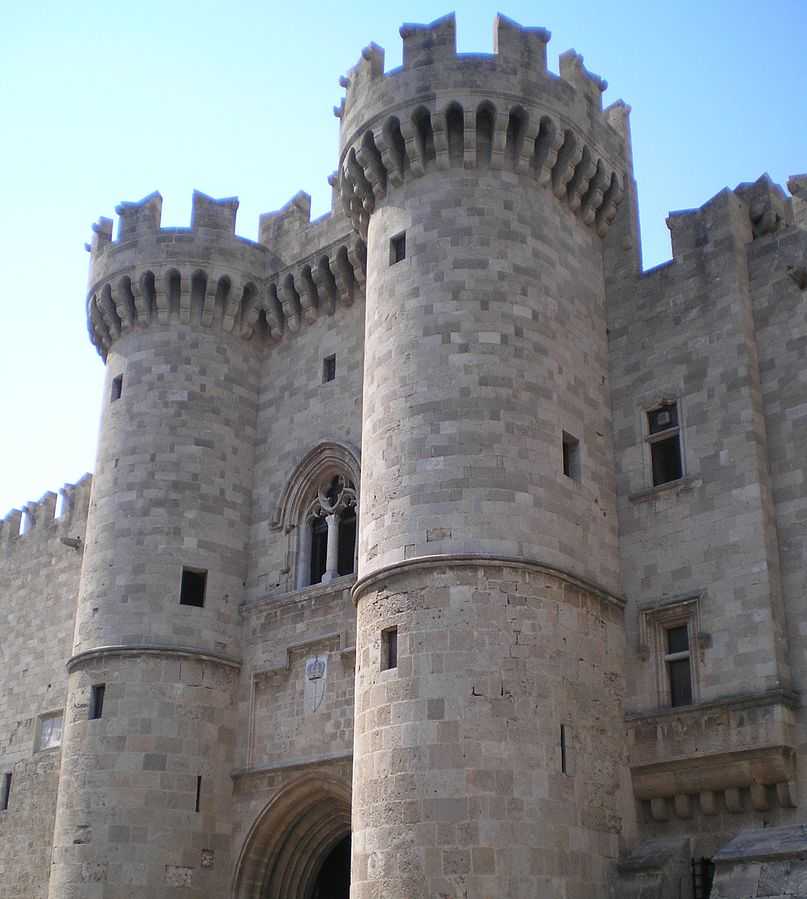 Palace of the Grand Master of the Knights of Rhodes in Greece