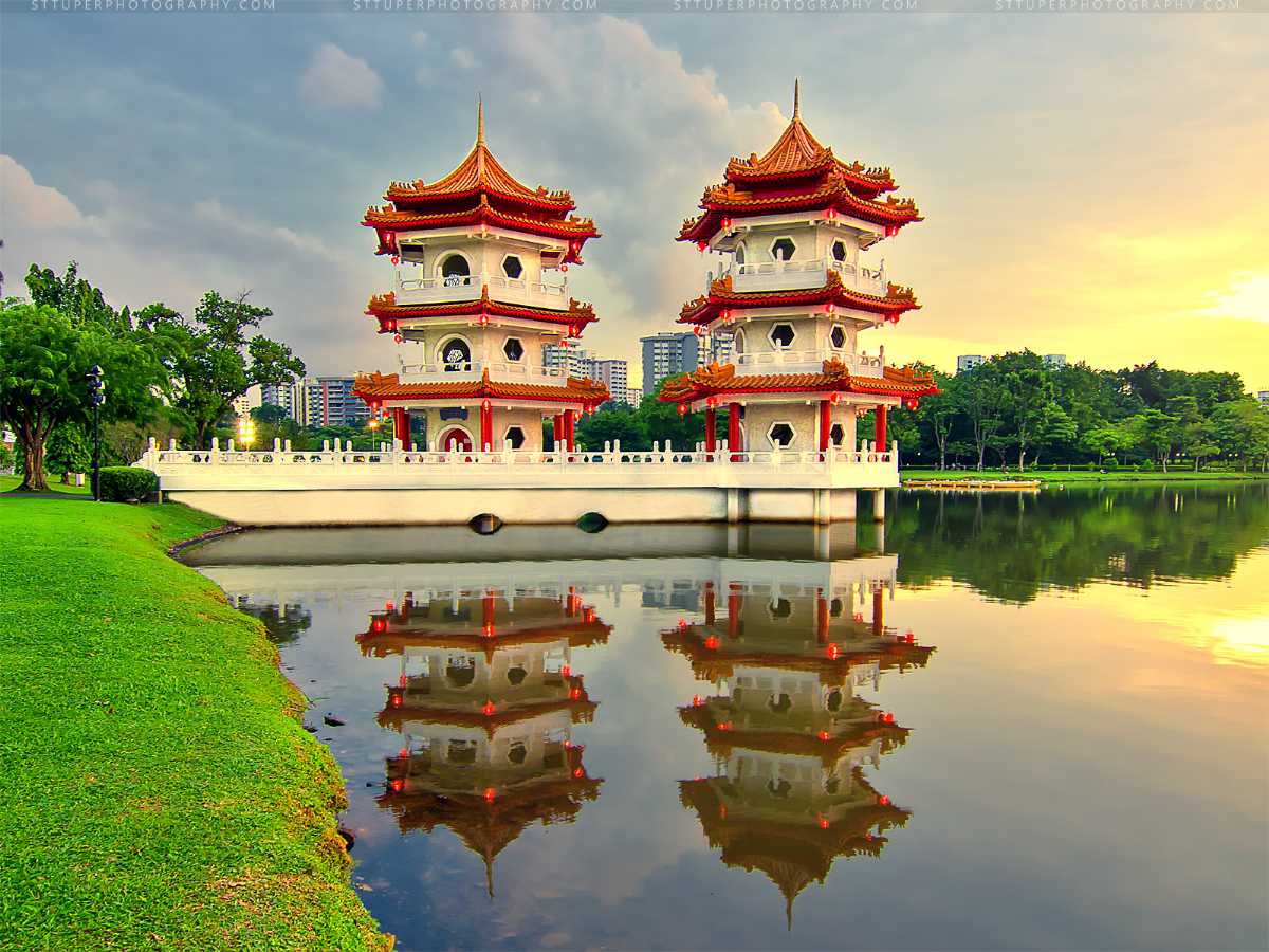 Chinese Garden Pagodas