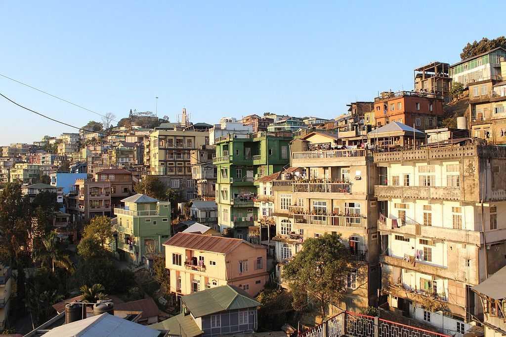 Winter morning, Aizawl