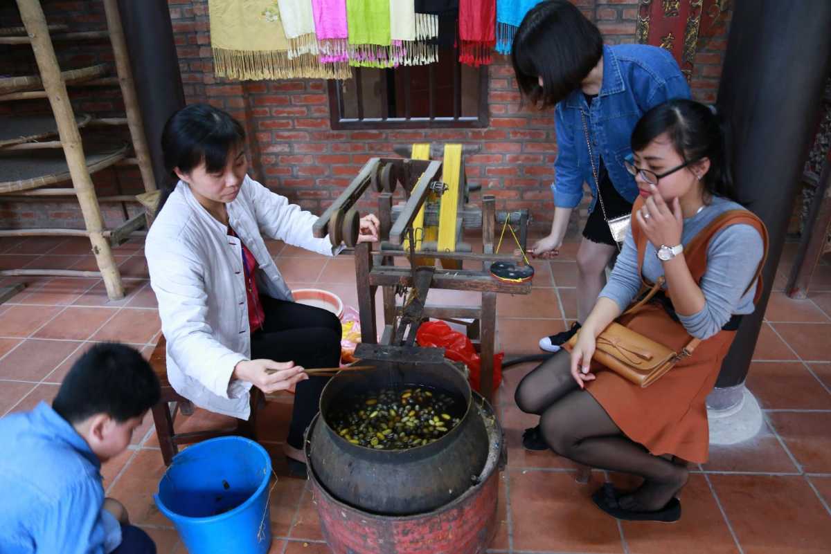 Vietnamese Traditional Crafts at the Bao San Paradise Park Hanoi Vietnam