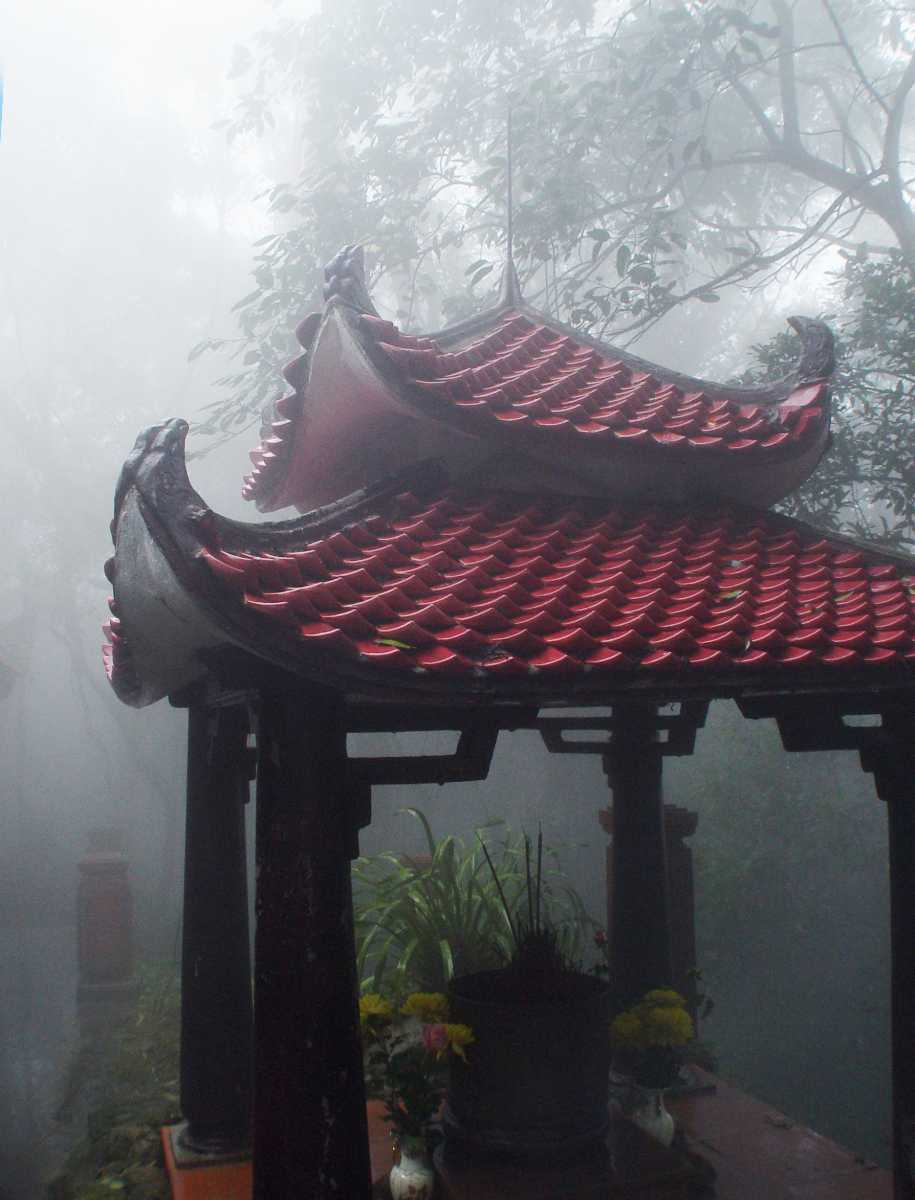 Ho Chi Minh Temple on Ba Vi National Park Vietnam