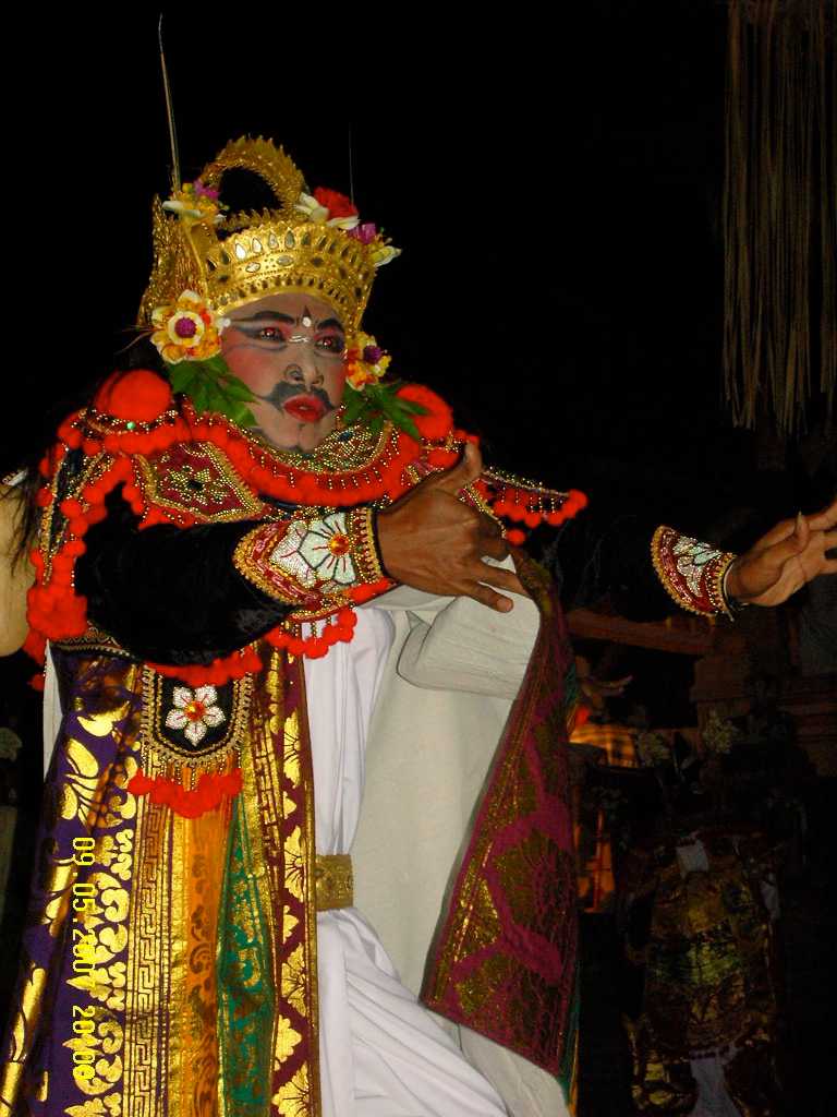 Balinese Dancer Performing Gambuh, a Semi-Sacred Dance in Bali