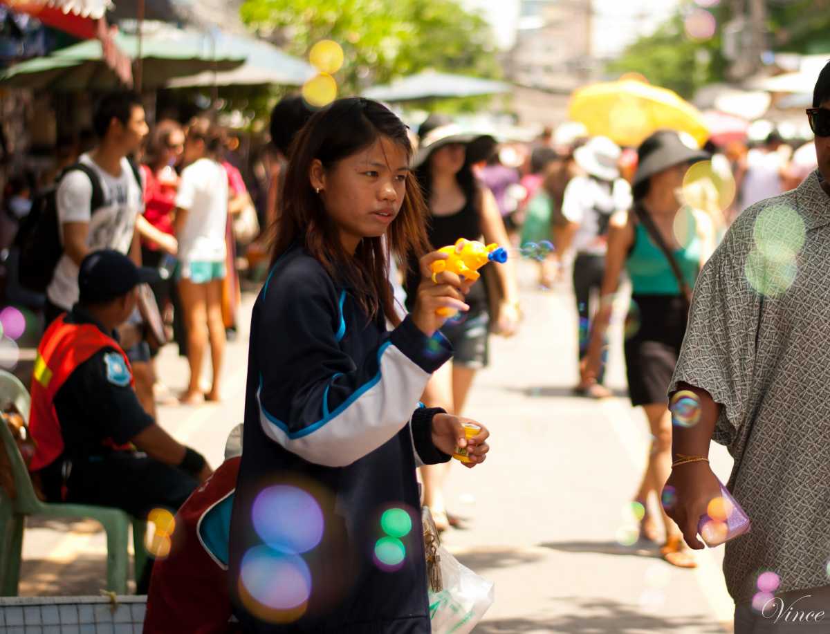 Tourists at the Bangkok grand palace