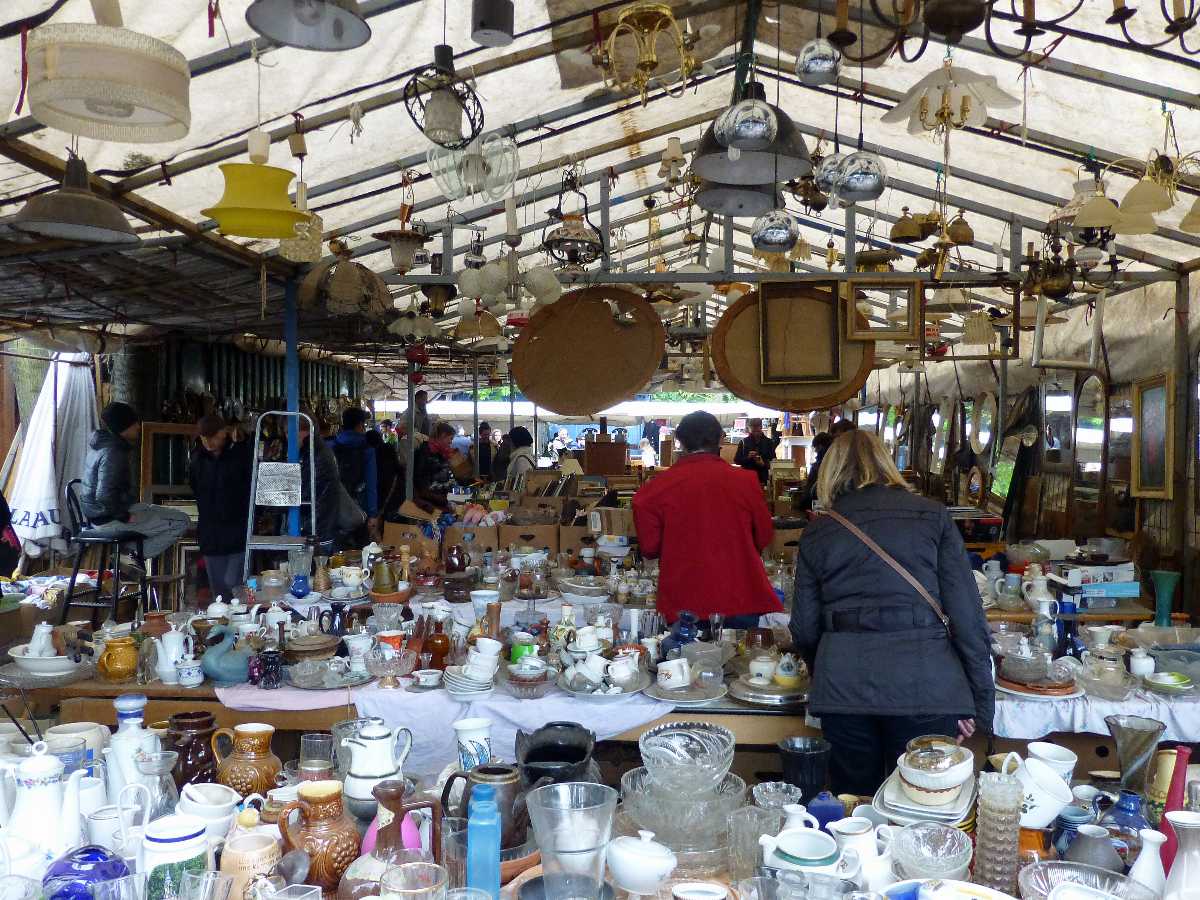 Flea market at the Mauerpark, Berlin