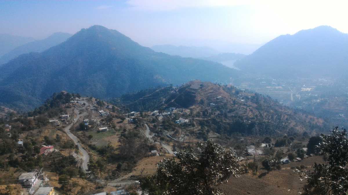 Bhimtal Lake from Ghorakhal