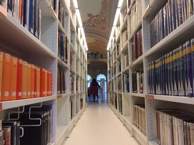 library, MNAC, archive, bookshelves