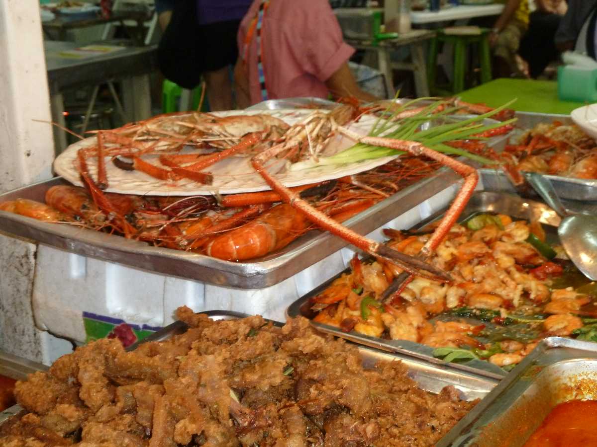 chatuchak market, food