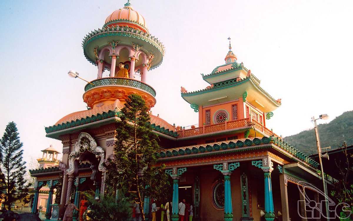 Tay An Temple at Nui Sam Chau Doc