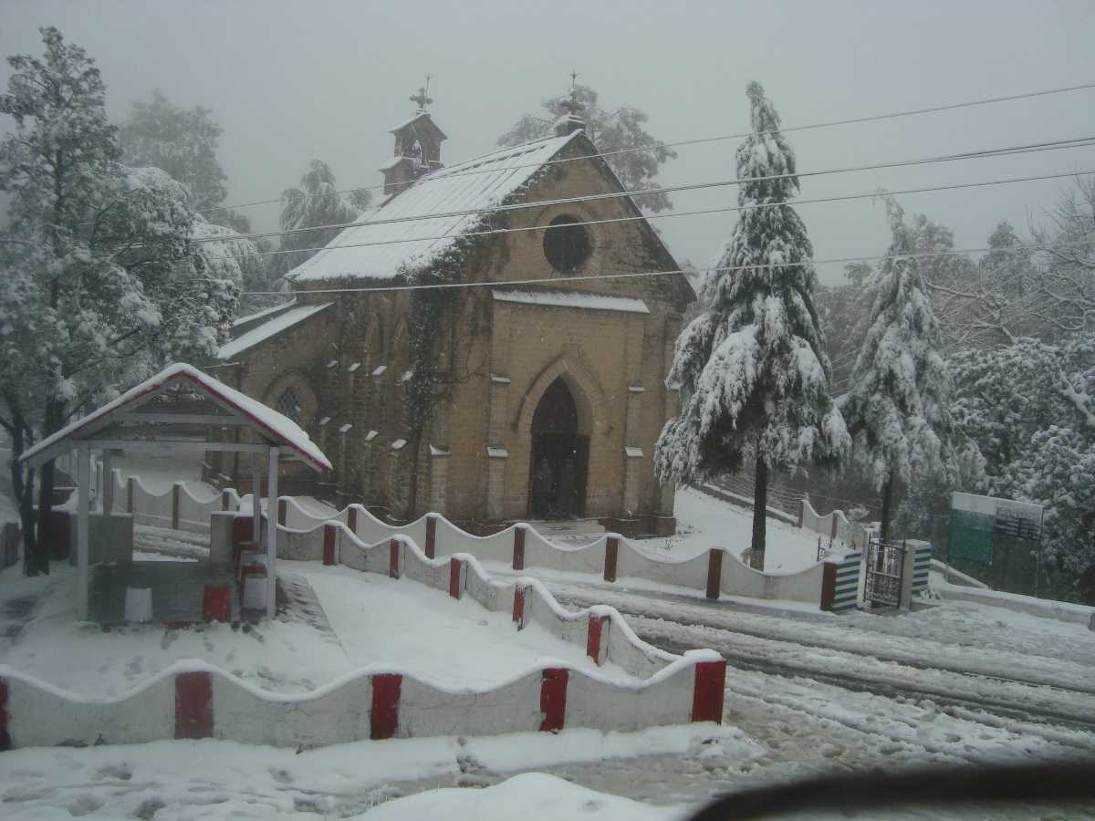 St Mary's Church in Winter