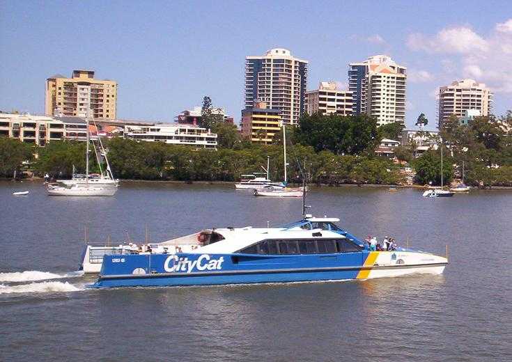 how to travel on city cat brisbane