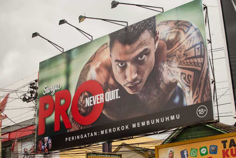 Advertisements of Cigarettes in Indonesia