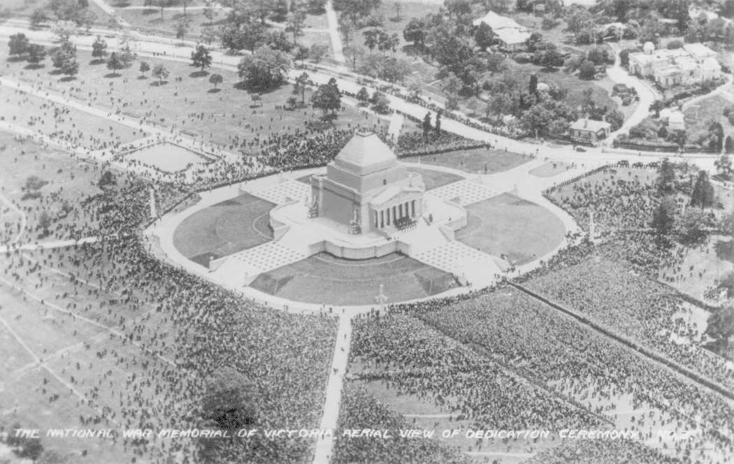 Shrine of Remembrance Melbourne 1934