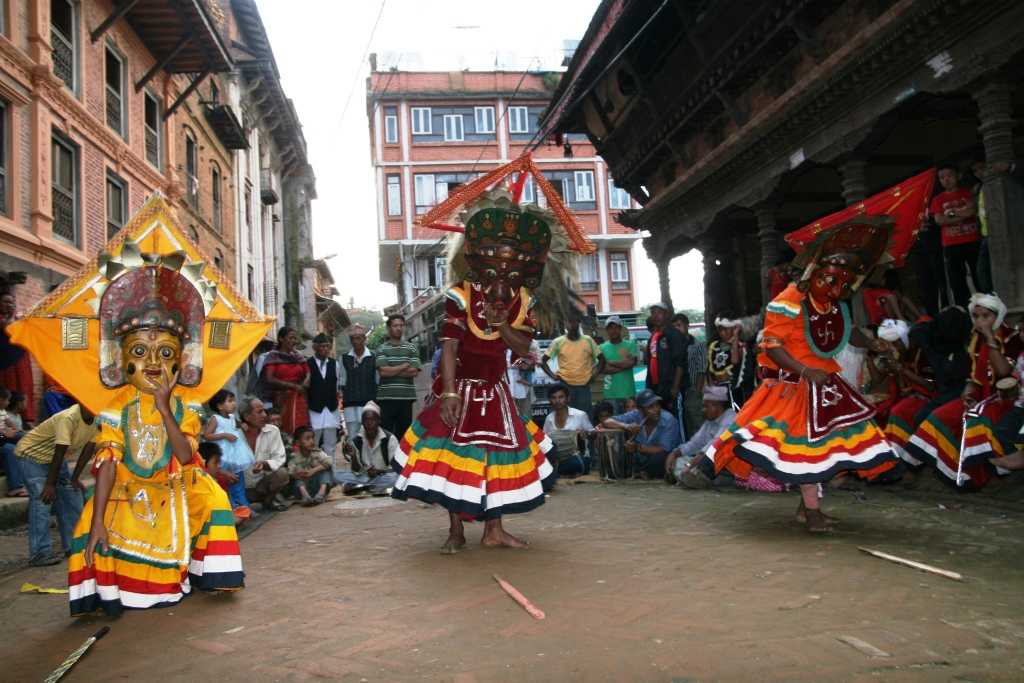 Devi Naach in Panauti Nepal