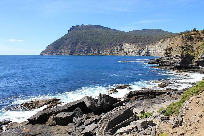 Fossil Bay at Maria Island National Park in Tasmania