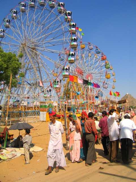 Giant Wheels at Pushkar Mela