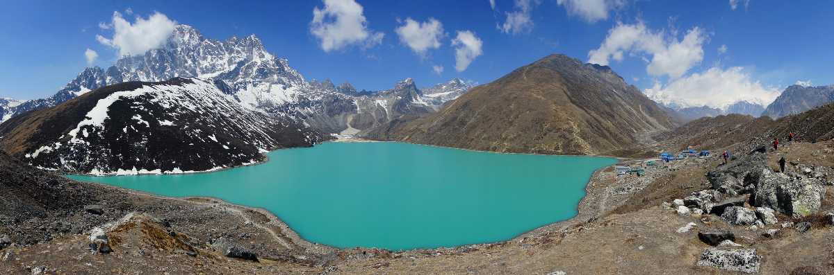 A pilgrimage site and nature's wonder in one; the scenic landscape of Nepal. 