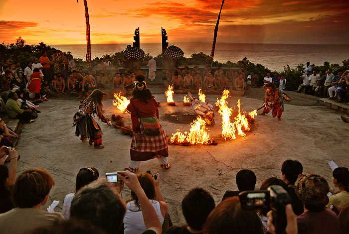 Kecak Dance of Bali, the Popular Fire Dance Performed for Tourists