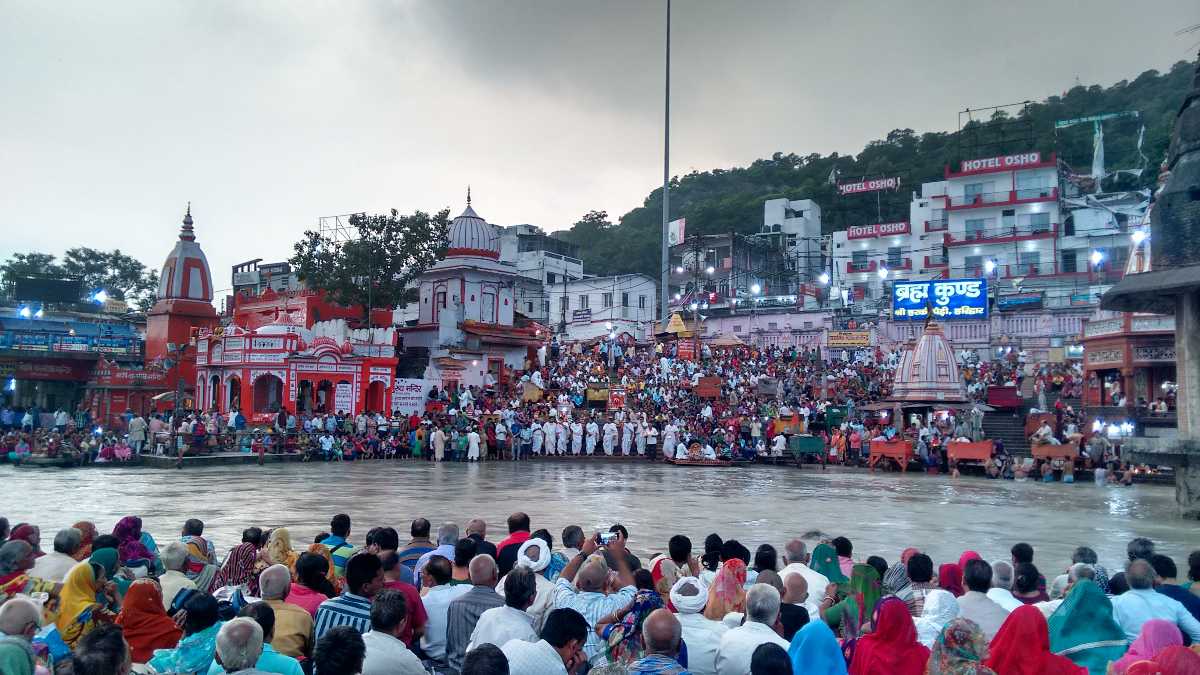 Har ki Pauri during Haridwar Kumbh Mela