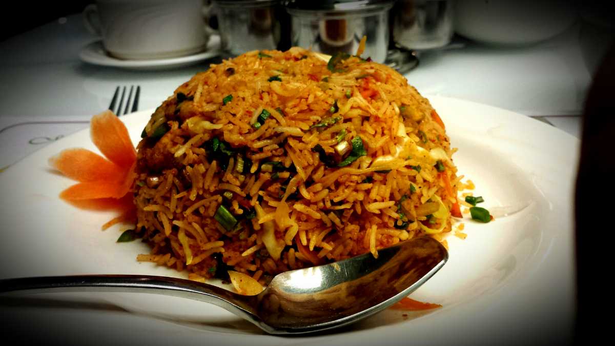 The Aniyor Veg and Vegan Restaurant is famous for its veg biryani.