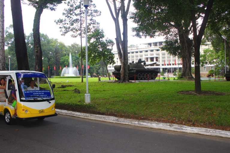 Reunification Palace Grounds Ho Chi Minh City Vietnam