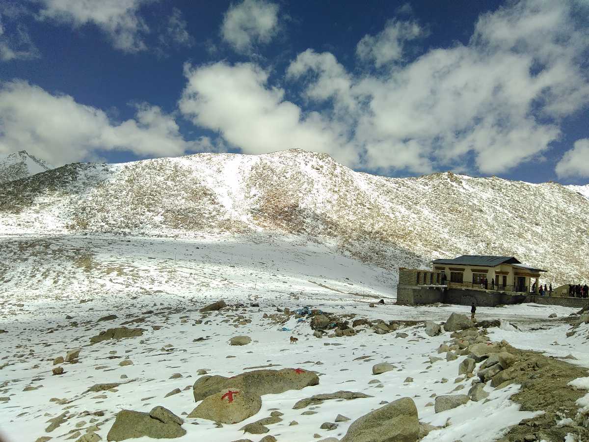 Ice Capped Mountains in Leh Ladakh