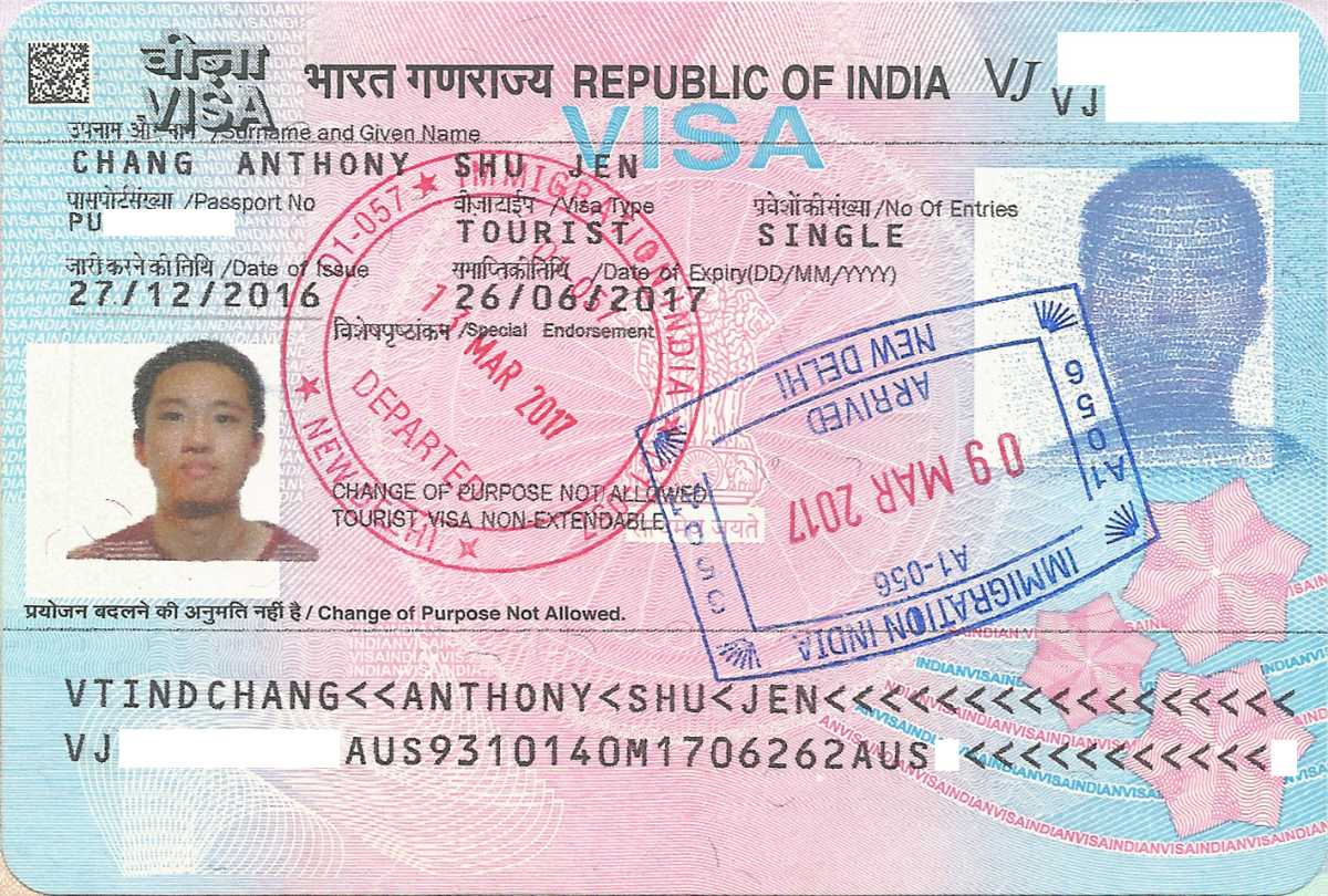 how much indian tourist visa cost