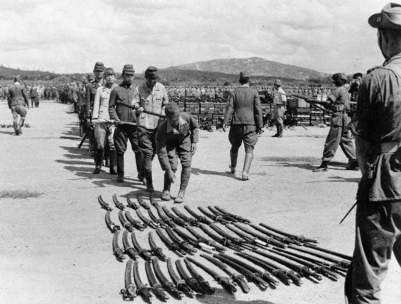 Japanese Surrender in Malaya, 1945