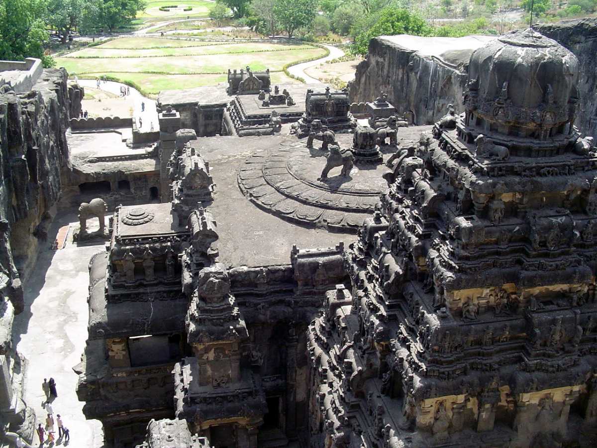 Kailasha temple at ellora