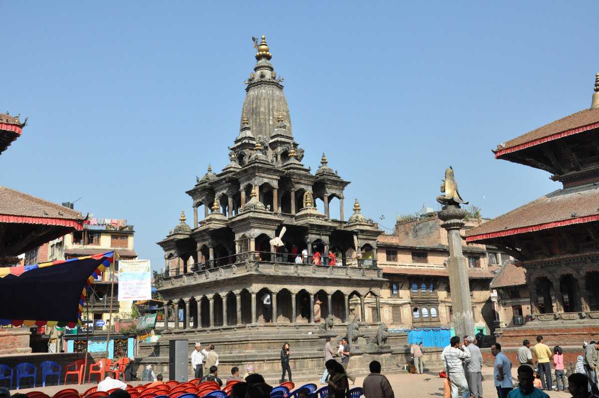 The iconic Krishna Temple.