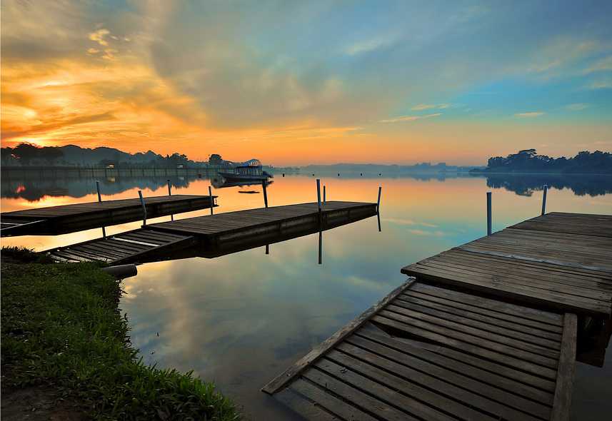 Sunrise at Lower Seletar Reservoir Park