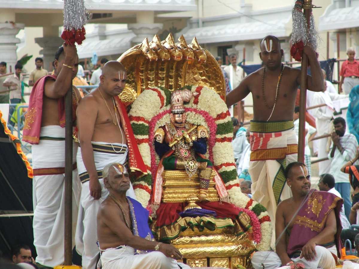 Vahanam (procession) during Brahmotsavam
