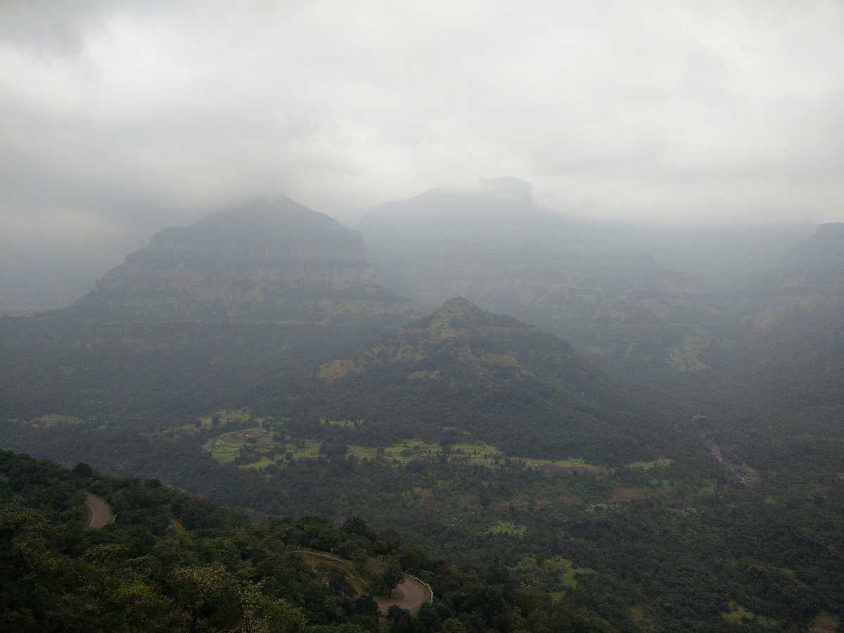 Malshej Ghat in winter