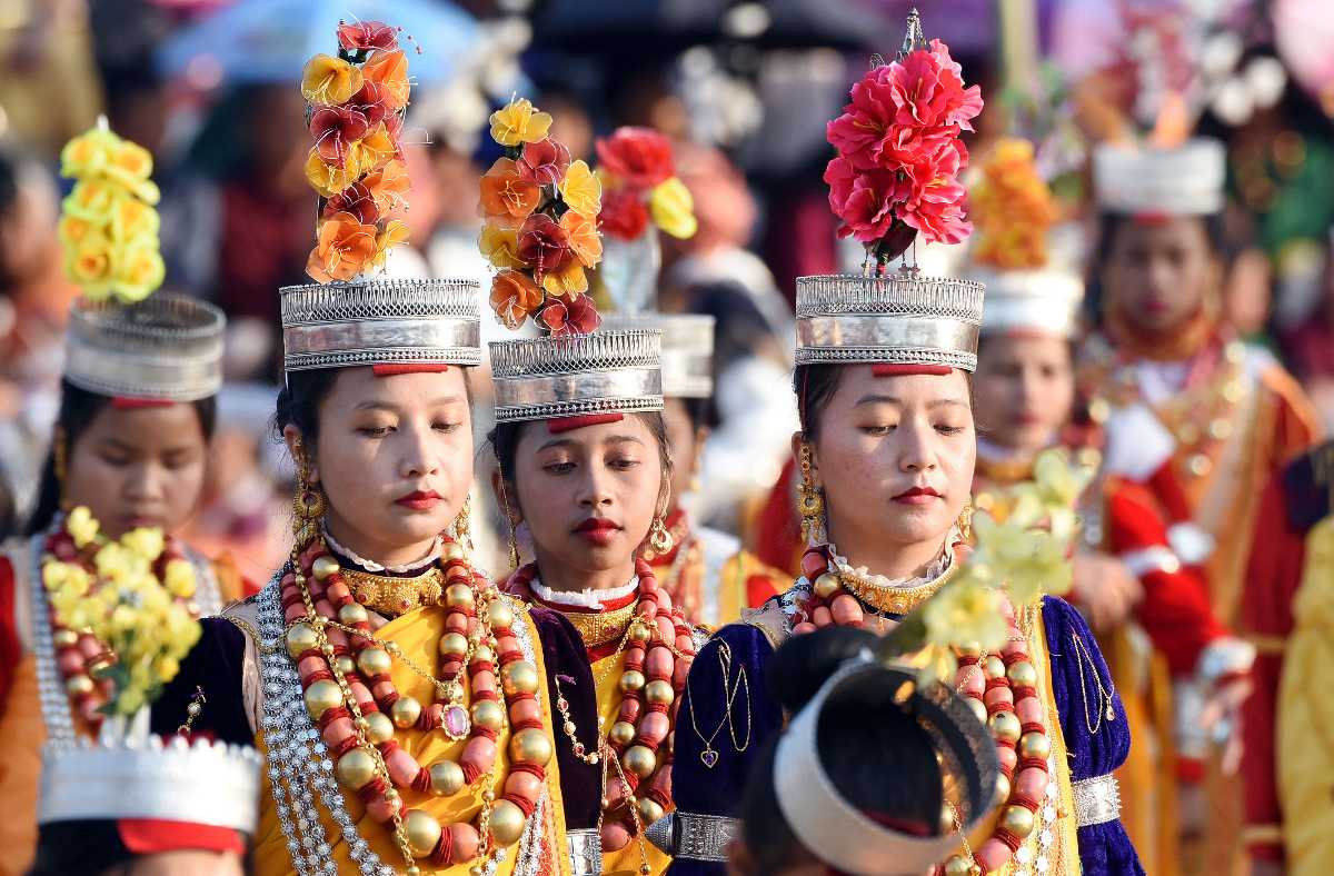 A Cute Girl Wearing Dhara | The traditional Khasi female dre… | Flickr