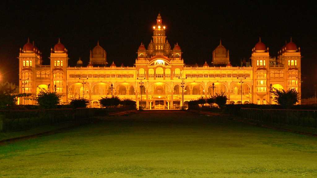 Mysore Palace during Dussera