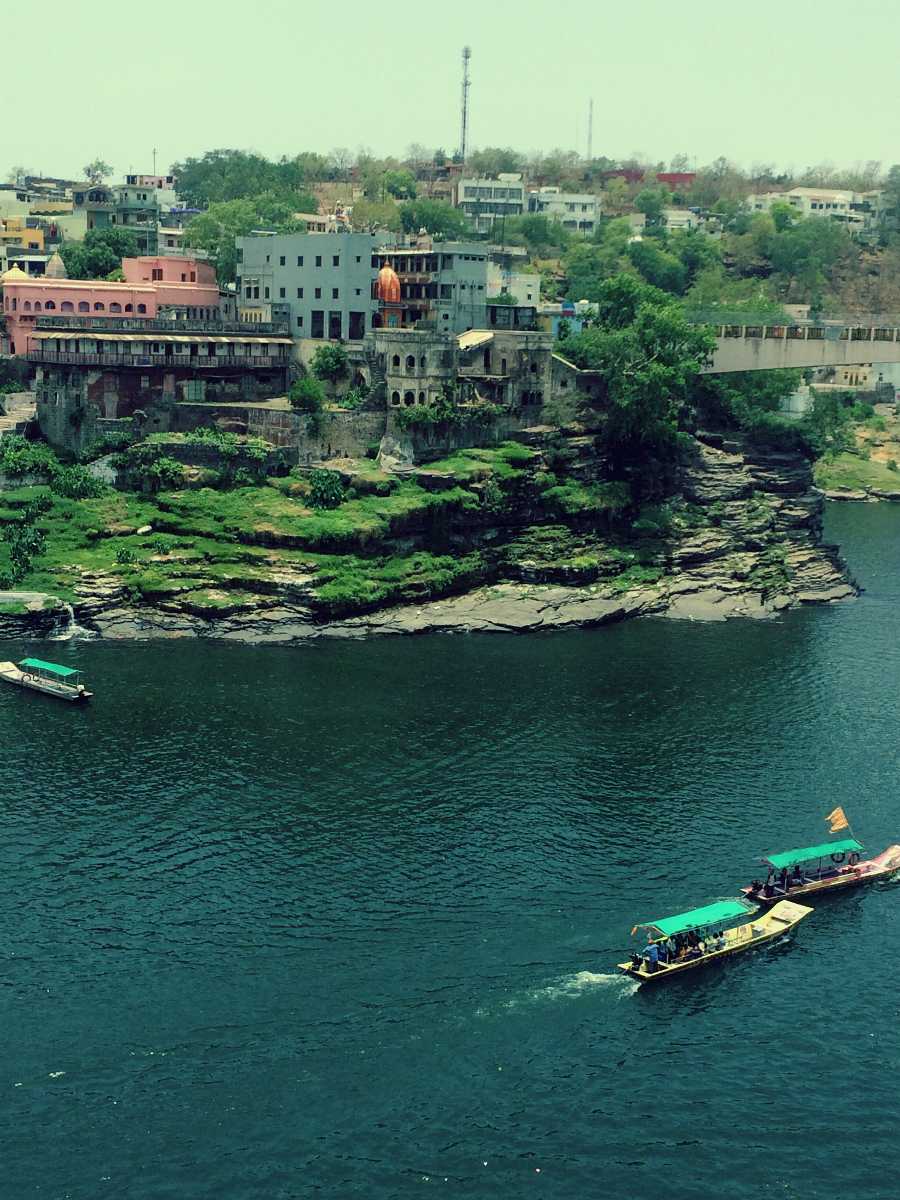 Narmada river from Mahakaleshwar Temple