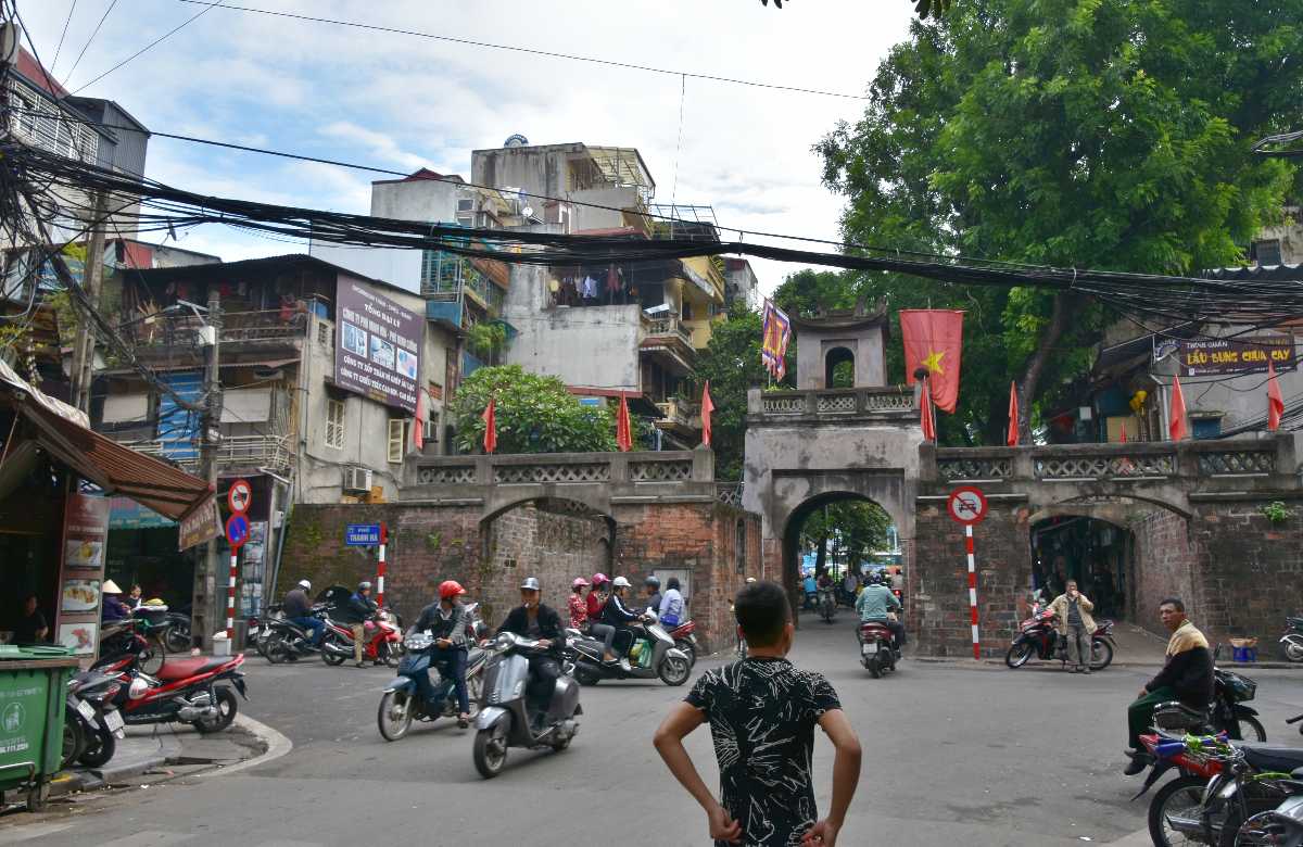 Old City Gate Hanoi Vietnam