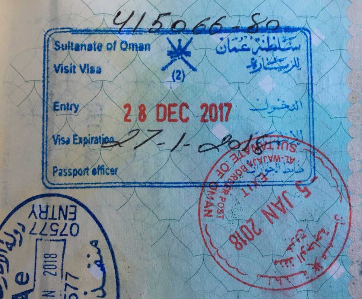 oman visit visa image