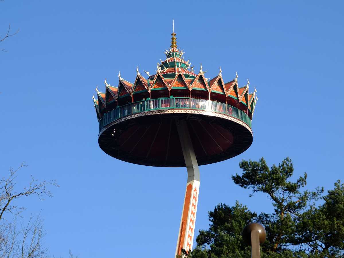 pagode, ride, efteling park